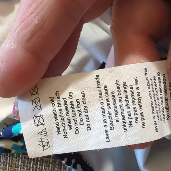 La Blanca Blue Patterned One Piece Swimsuit - Picture 9 of 13